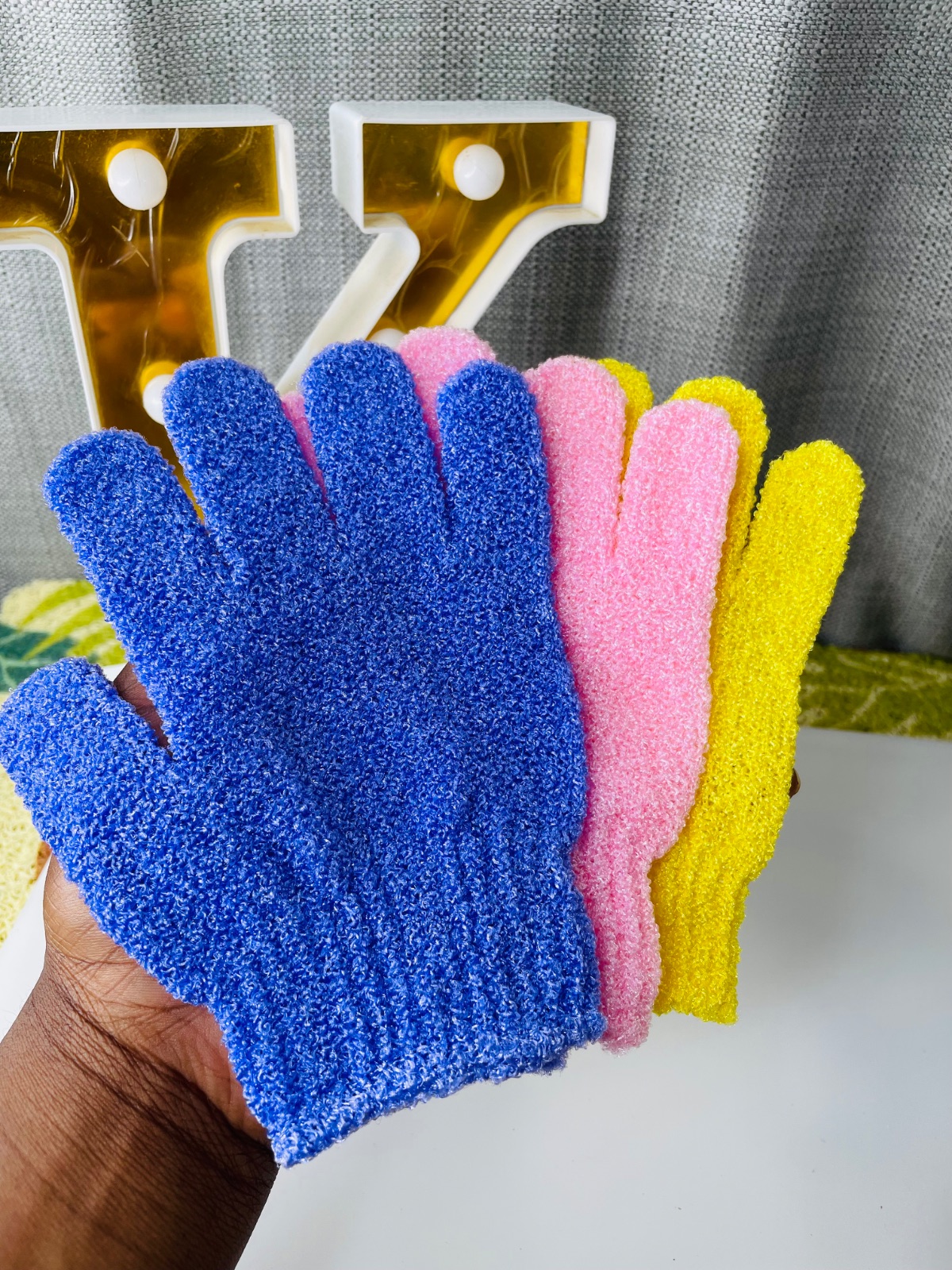 Gants exfoliant 